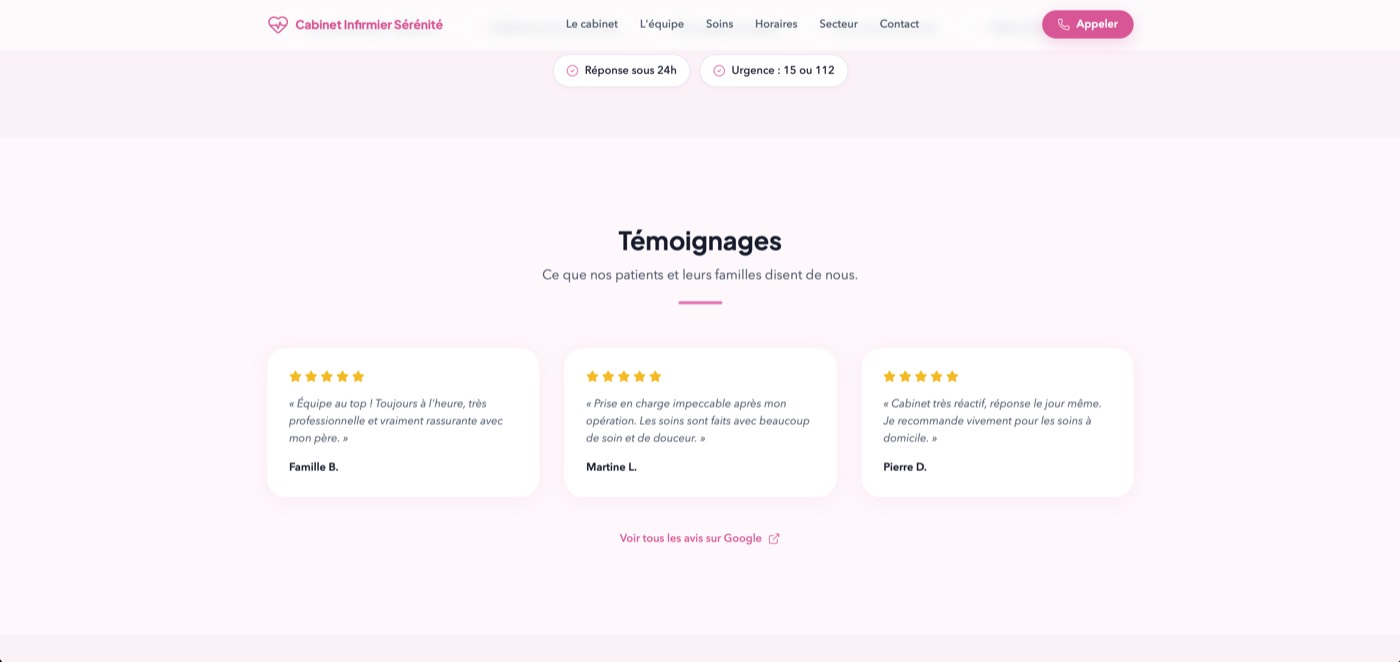 Avis patients