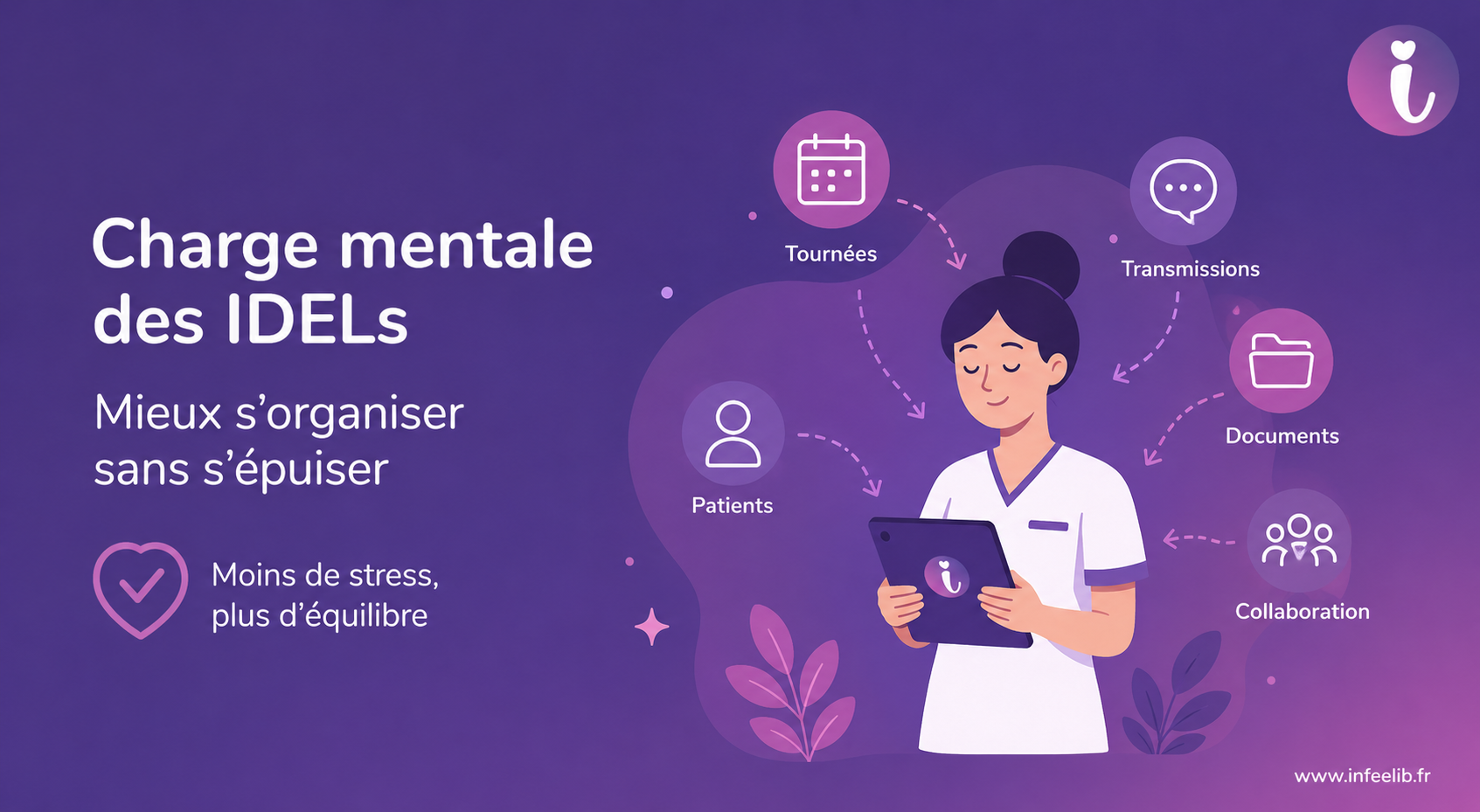 Charge mentale des IDELs : comment mieux s’organiser sans s’épuiser ? - visuel 1