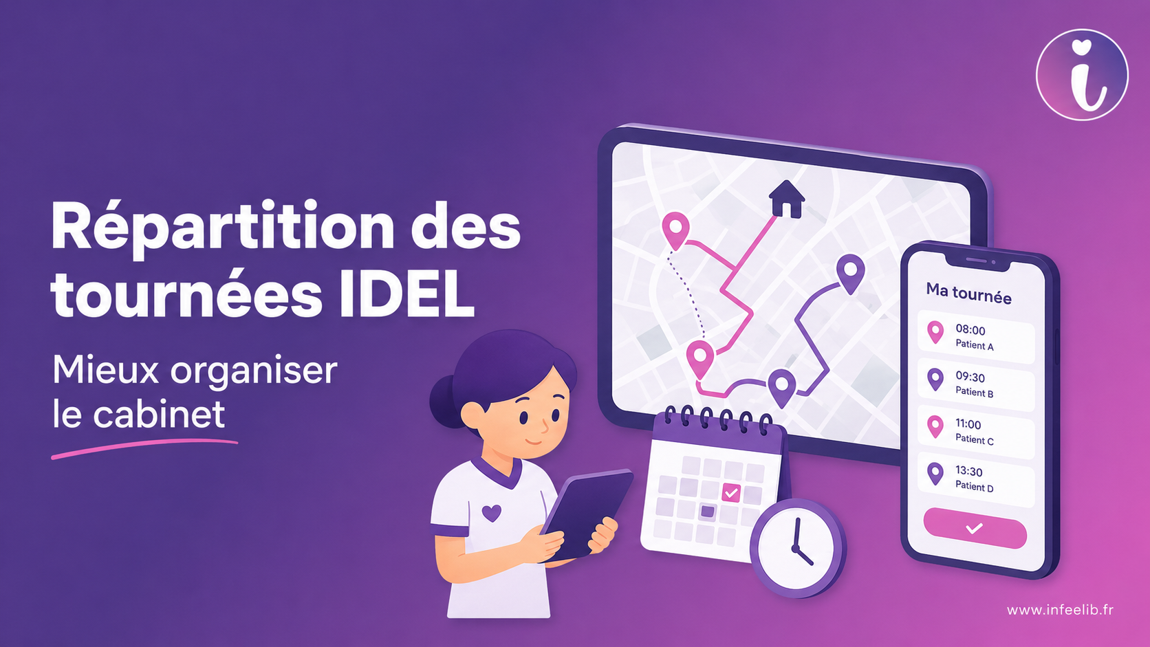 Répartition des tournées entre IDELs : comment mieux organiser le cabinet ? - visuel 1