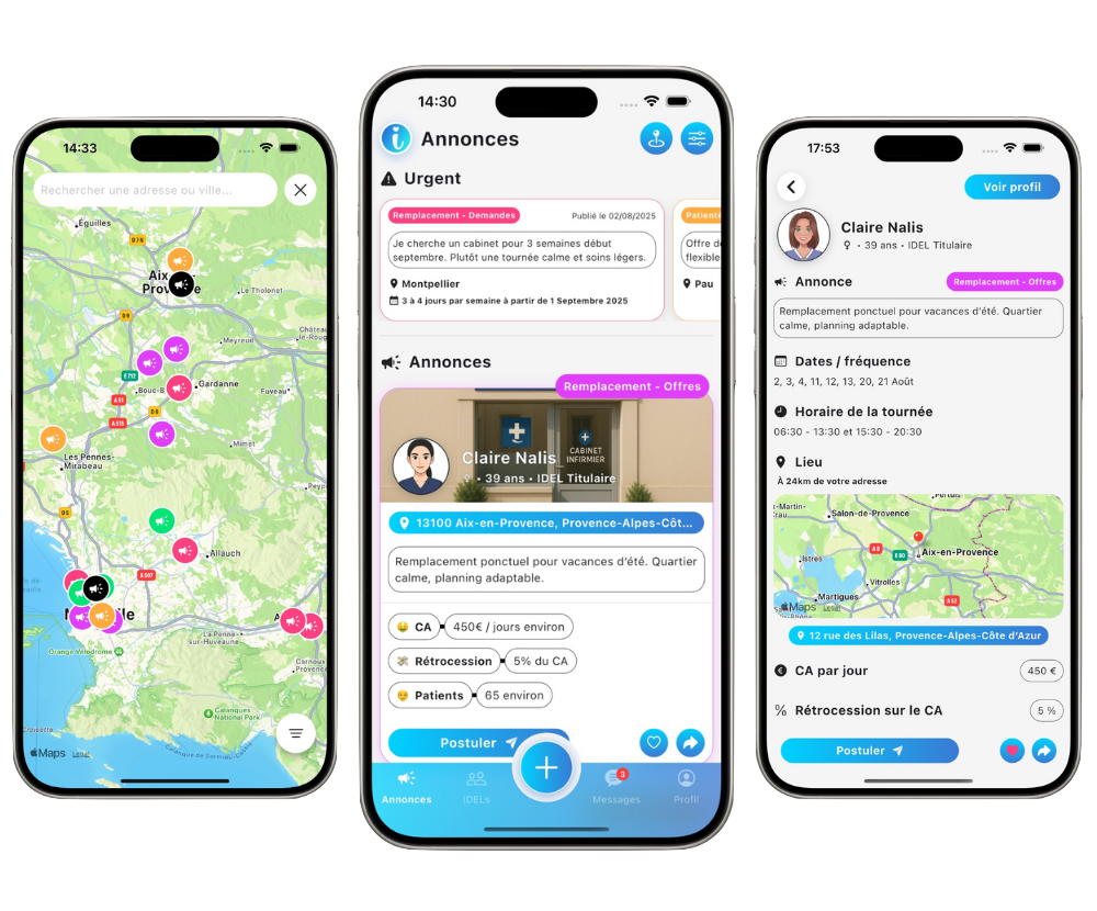 Infeelib Annonces — aperçu de l'application